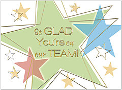 Select a verse or write your own. Star of the Team A2531U-X